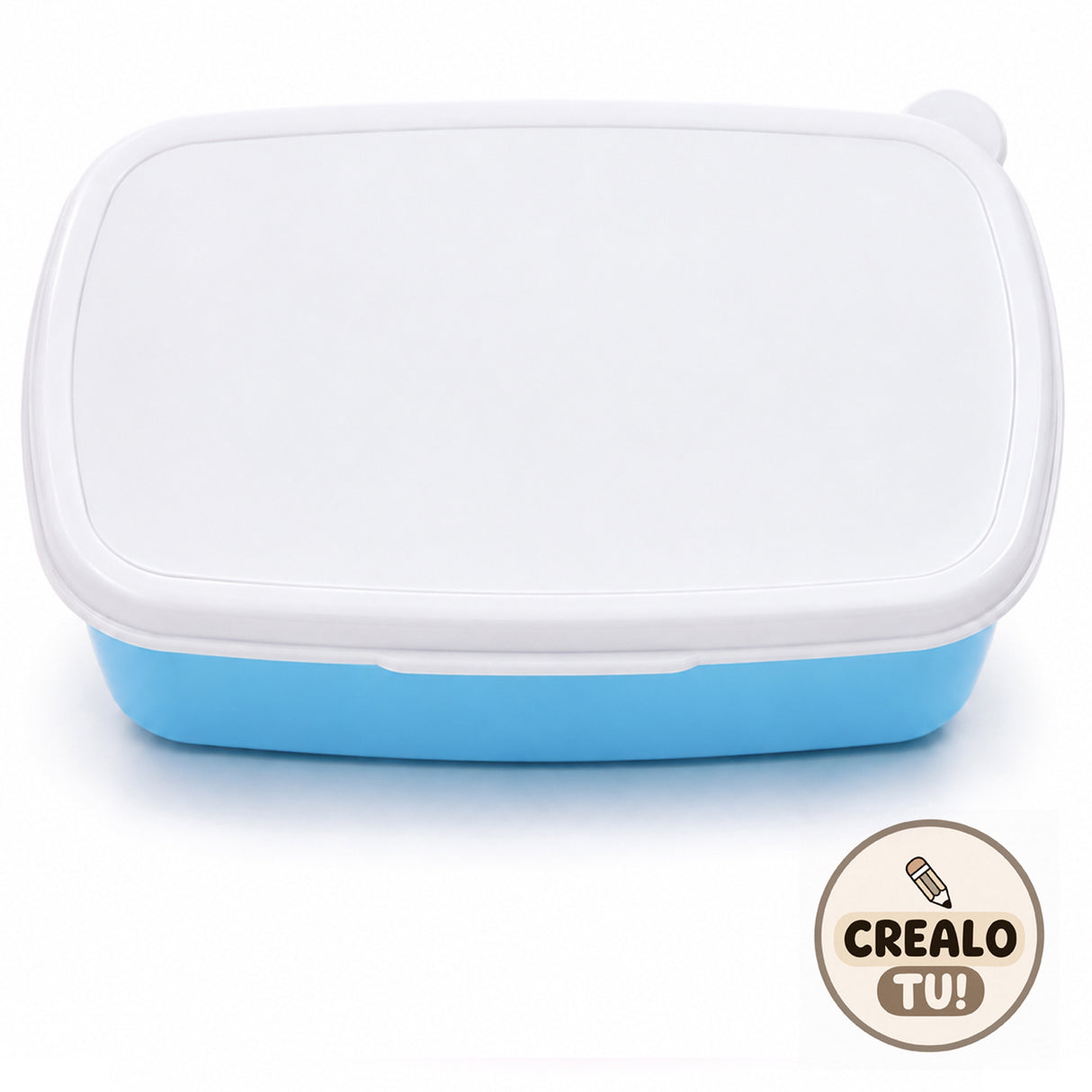 Lunch Box Personalizzato Azzurro | Porta Merenda Asilo e Scuola