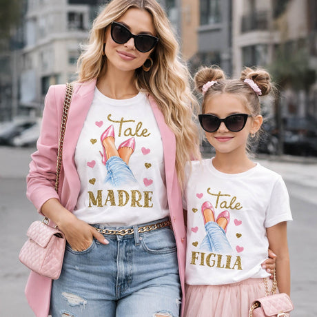 T-shirt coordinate mamma e figli