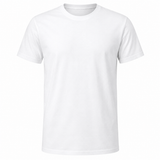 T-Shirt Uomo Personalizzata con Grafica, Foto o Testo – Bianca o Nera 100% Cotone