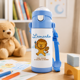 Borraccia Termica Leoncino  Sognatorei Personalizzata con Nome – 350 ml