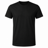 T-Shirt Uomo Personalizzata con Grafica, Foto o Testo – Bianca o Nera 100% Cotone