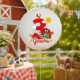 Palloncino Foil Tondo 18″ Personalizzato Tema Fattoria