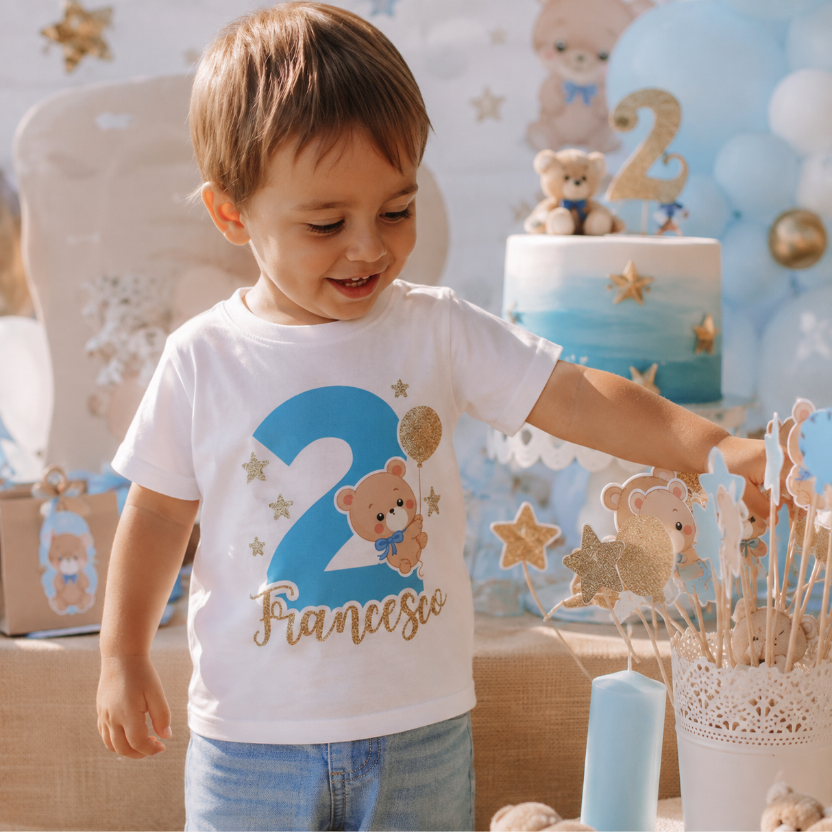 MAGLIETTA PERSONALIZZATA - FESTA A TEMA ORSETTO
