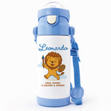 Borraccia Termica Leoncino  Sognatorei Personalizzata con Nome – 350 ml