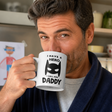 Tazza bianca con scritta nera “I have a hero, I call him Daddy”