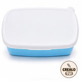 Lunch Box Personalizzato Azzurro | Porta Merenda Asilo e Scuola
