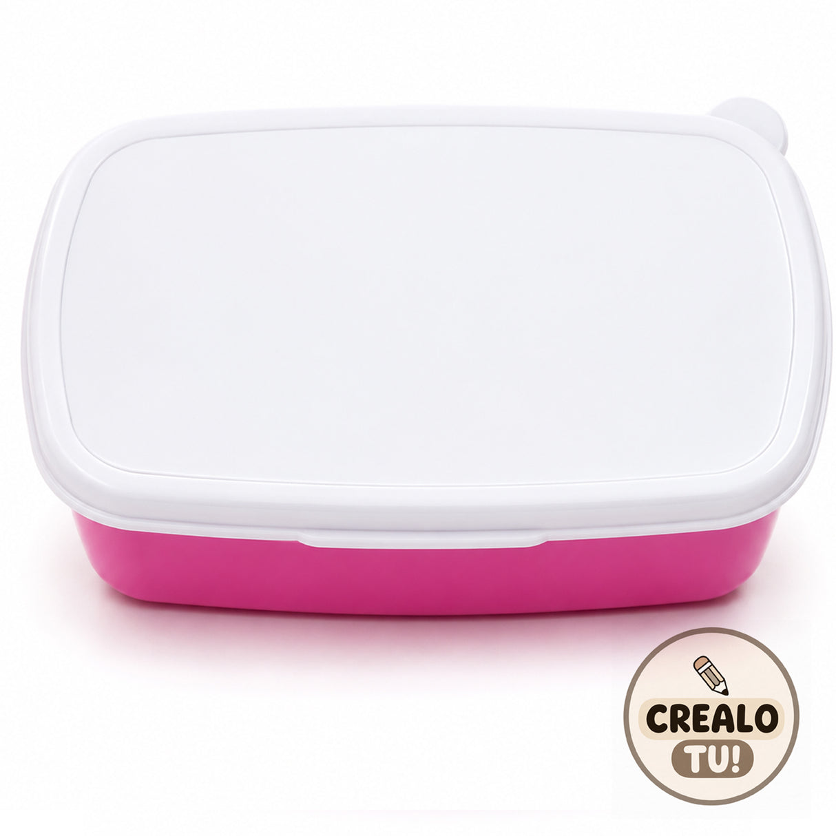 Lunch Box Personalizzato Rosa | Porta Merenda Asilo e Scuola
