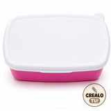 Lunch Box Personalizzato Rosa | Porta Merenda Asilo e Scuola