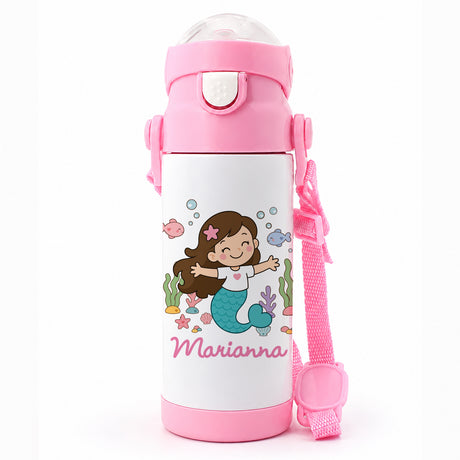Borraccia Termica Sirena  Personalizzata con Nome – 350 ml