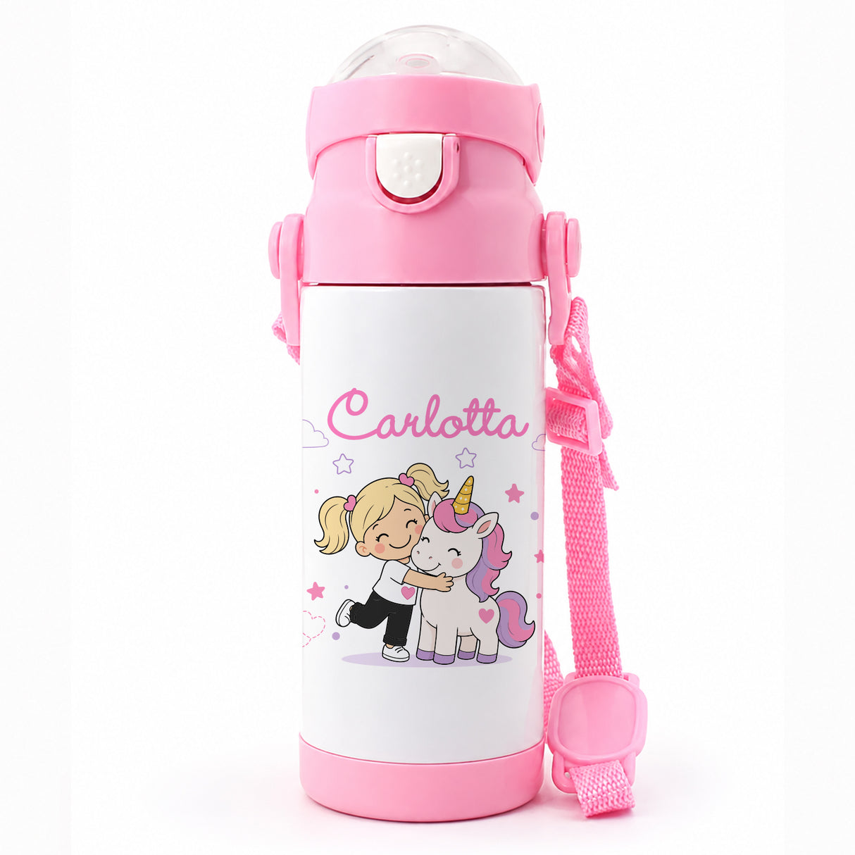 Borraccia Termica  Il mio amico Unicorno  Personalizzata con Nome – 350 ml